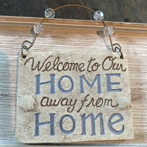 Home Away From Home Shell Wall Decor